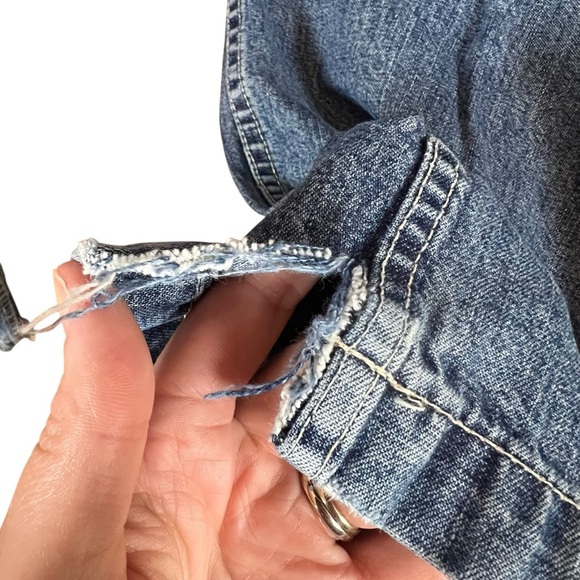 Vintage Abercrombie & Fitch Men’s Carpenter Jeans Size 32R Blue Denim - Picture 5 of 7